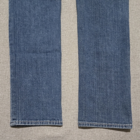 PAIGE Skyline Ankle Peg Medium Wash Slightly Distressed Jeans - Size 27 - Picture 9 of 14